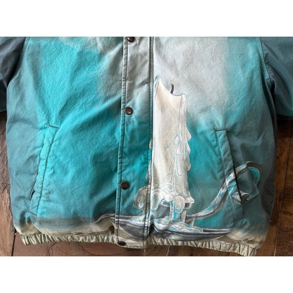 Supreme Coat F**k Candle Size Medium Down Fill Puffer Jacket​​​​ - Picture 3 of 14